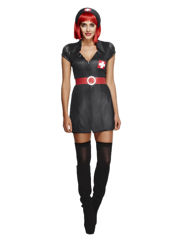 Fever Nurse Have Mercy Costume, Black