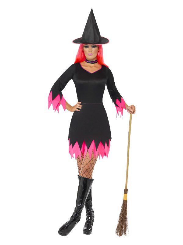 Witch Costume, Black & Pink