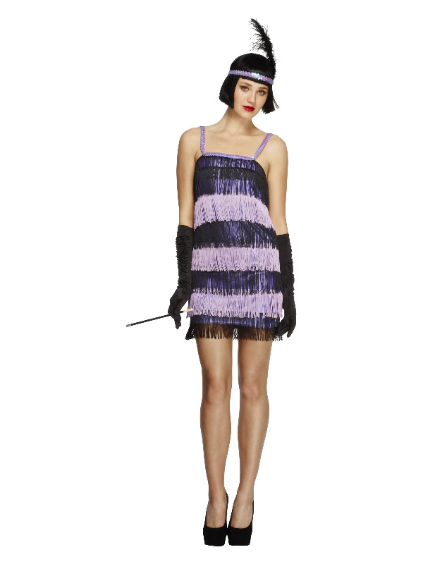 Fever Flapper Costume, Purple