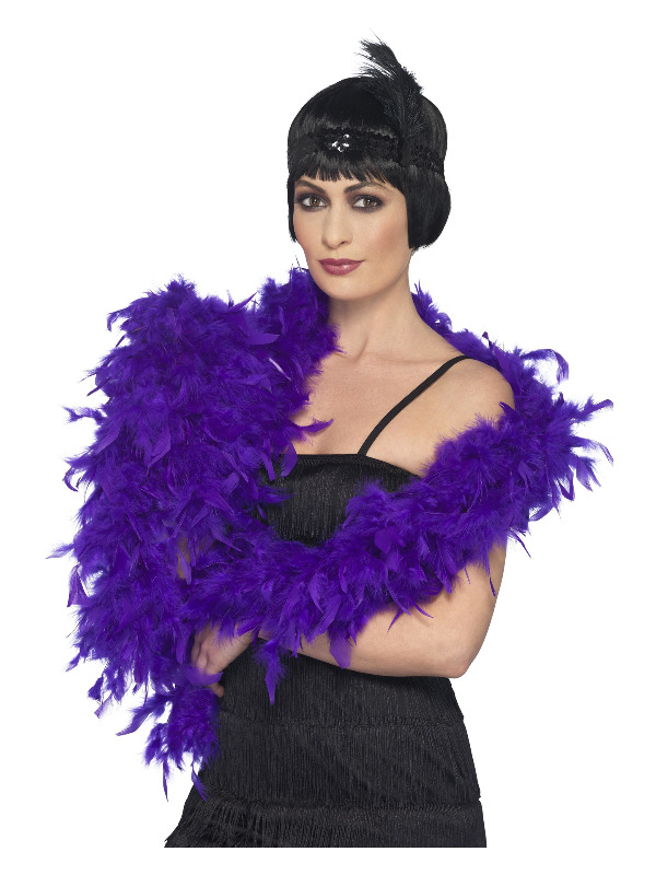 Deluxe Boa, Purple, Feather, 180cm, 80g