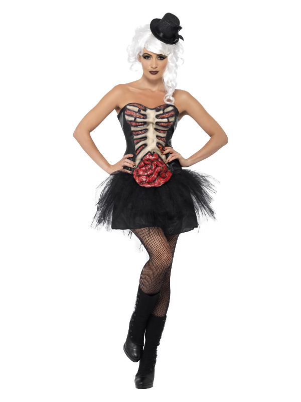 Grotesque Burlesque Corset, Black