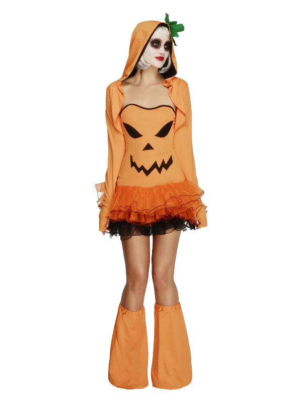 Fever Pumpkin Costume Tutu Dress, Orange