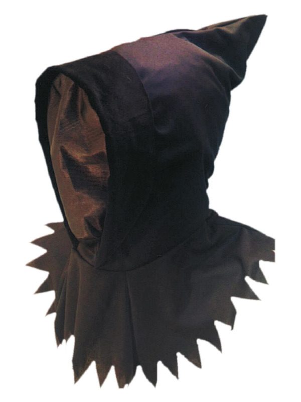 Ghoul Hood & Mask, Black, Overhead