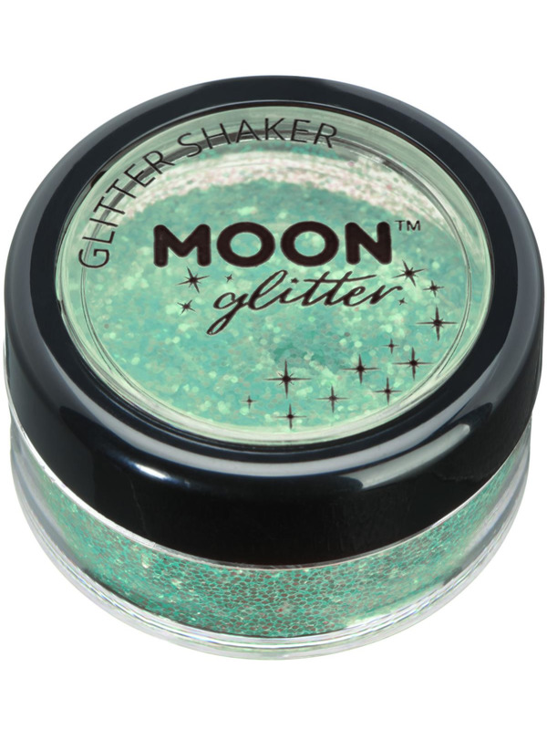 Moon Glitter Iridescent Glitter Shakers, Green