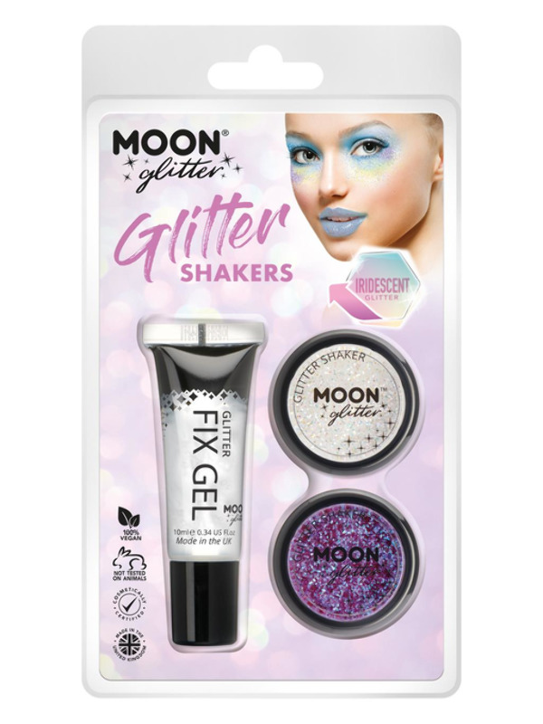 Moon Glitter Iridescent Glitter Shakers,