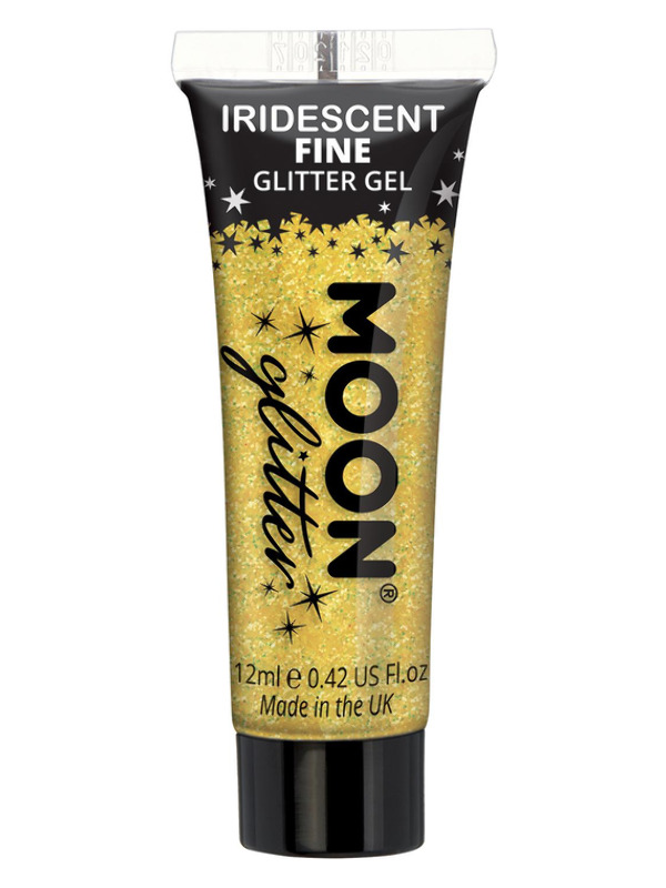 Moon Glitter Iridescent Glitter Gel, Yellow