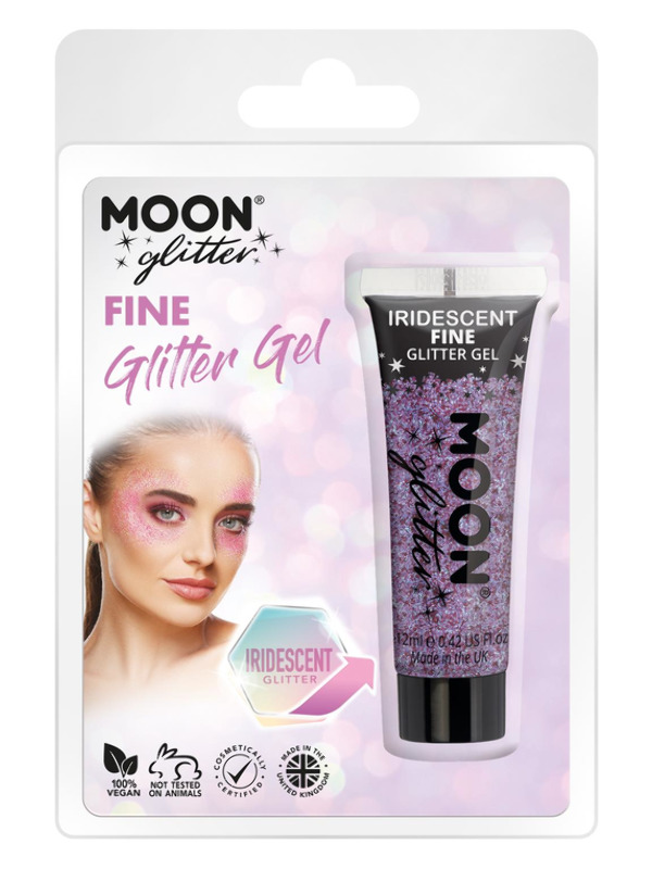 Moon Glitter Iridescent Glitter Gel, Purple