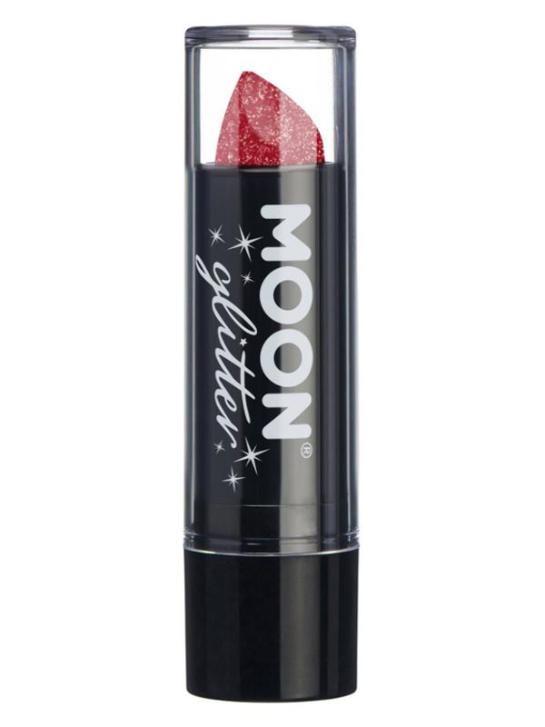 Moon Glitter Iridescent Glitter Lipstick, Cherry