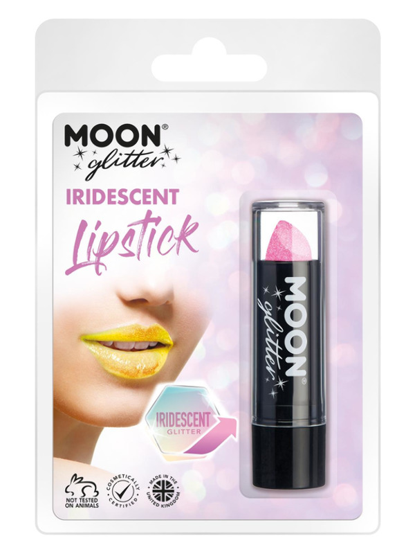 Moon Glitter Iridescent Glitter Lipstick, Pink