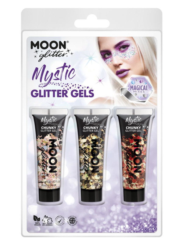 Moon Glitter Mystic Chunky Glitter Gel, Mixed Colo