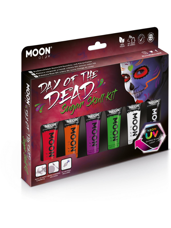 Moon Glow Intense Neon UV Face Paint, Assorted