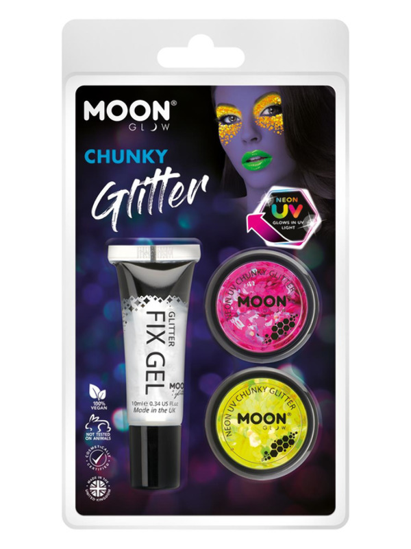 Moon Glow - Neon UV Chunky Glitter,