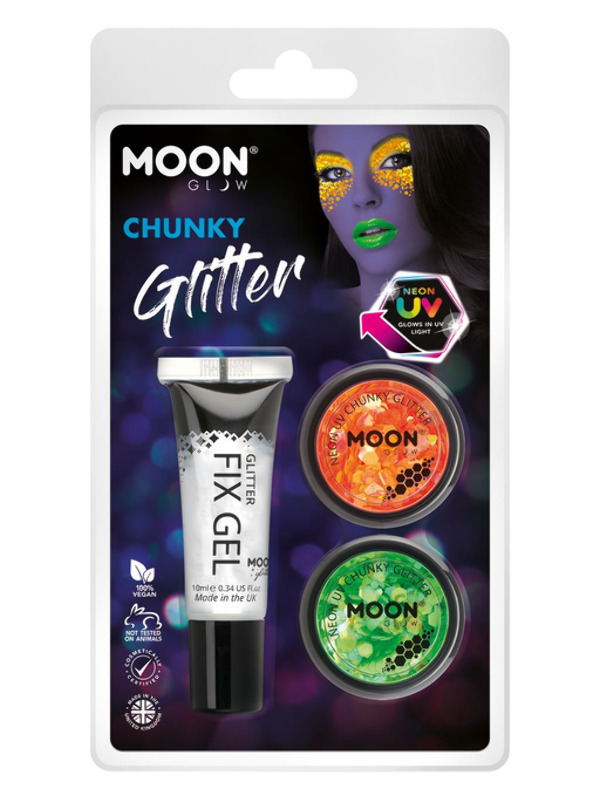 Moon Glow - Neon UV Chunky Glitter,