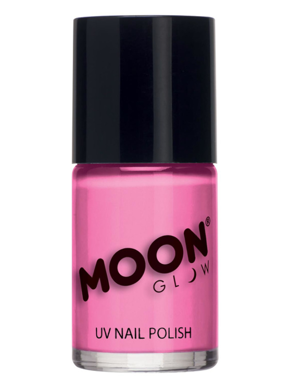 Moon Glow Pastel Neon UV Nail Polish, Pastel Pink