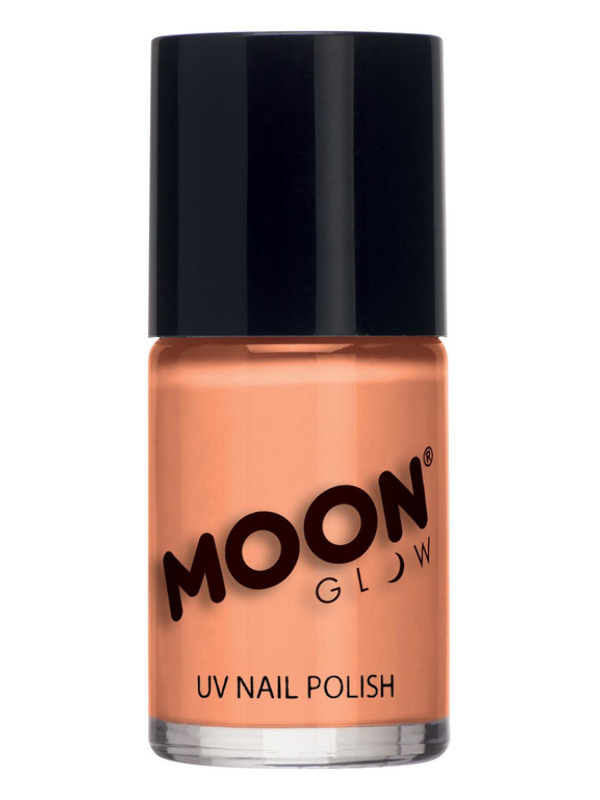 Moon Glow Pastel Neon UV Nail Polish, Orange