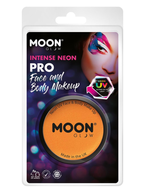 Moon Glow Pro Intense Neon UV Cake Pot, Orange