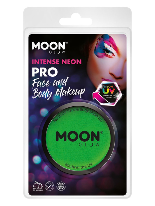 Moon Glow Pro Intense Neon UV Cake Pot, Green