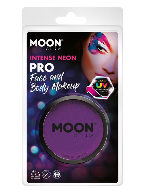 Moon Glow Pro Intense Neon UV Cake Pot, Purple