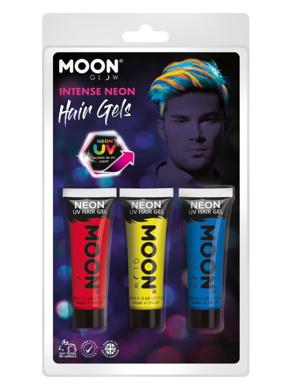 Moon Glow Intense Neon UV Hair Gel,