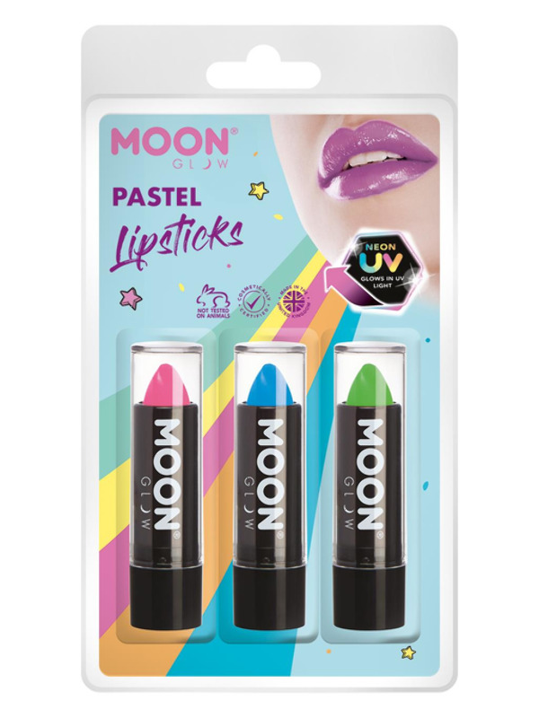 Moon Glow Pastel Neon UV Lipstick,