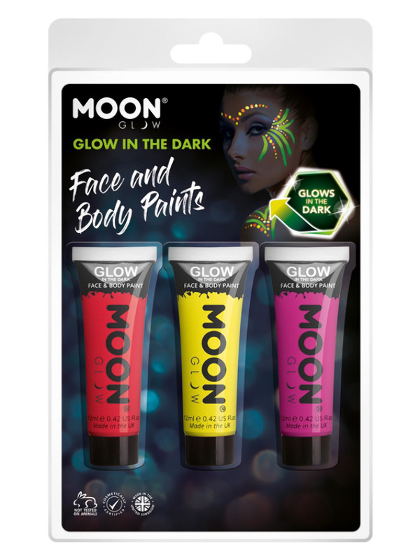 Moon Glow - Glow in the Dark Face Paint,