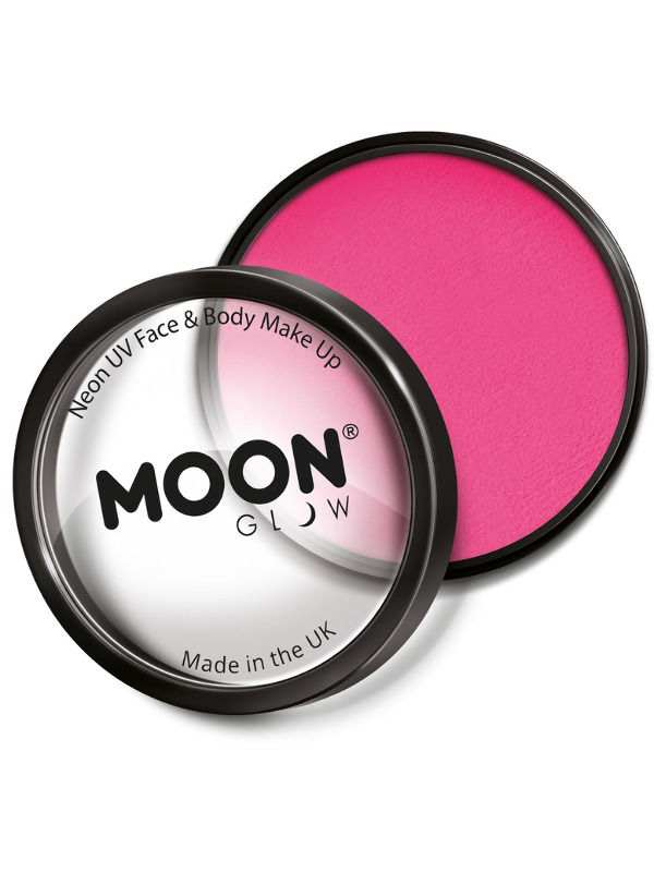 Moon Glow Pro Intense Neon UV Cake Pot, Hot Pink