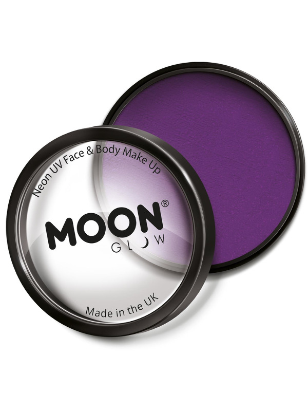 Moon Glow Pro Intense Neon UV Cake Pot, Purple