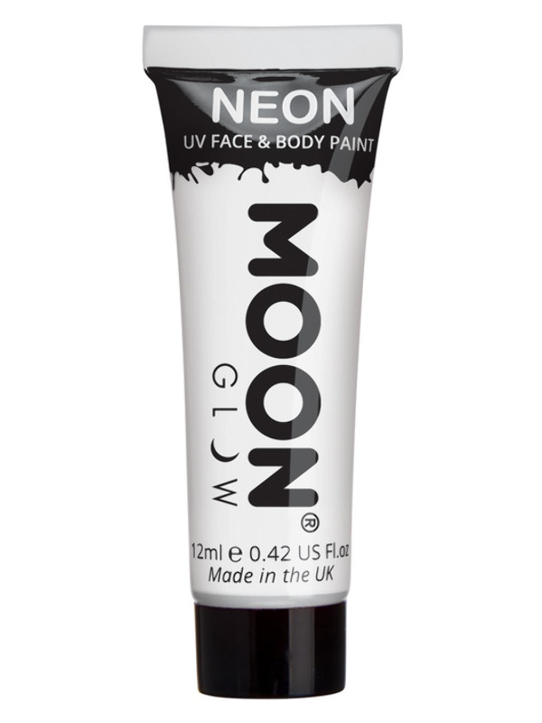 Moon Glow Intense Neon UV Face Paint, White