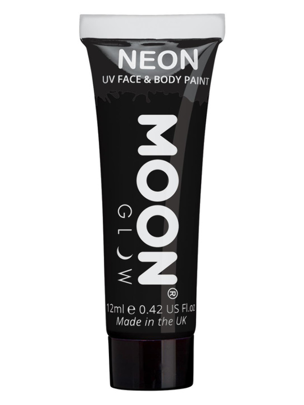 Moon Glow Pastel Neon UV Face Paint, Black