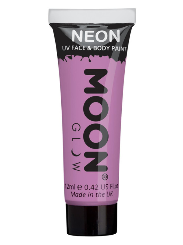 Moon Glow Pastel Neon UV Face Paint, Lilac