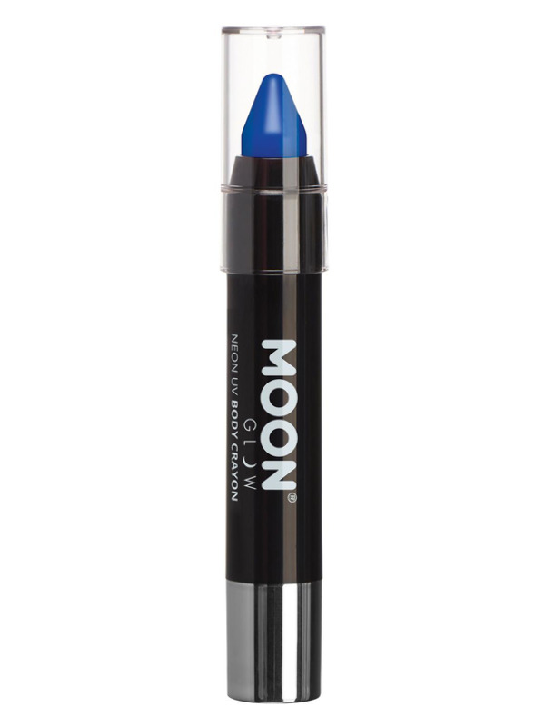 Moon Glow Intense Neon UV Body Crayons, Blue