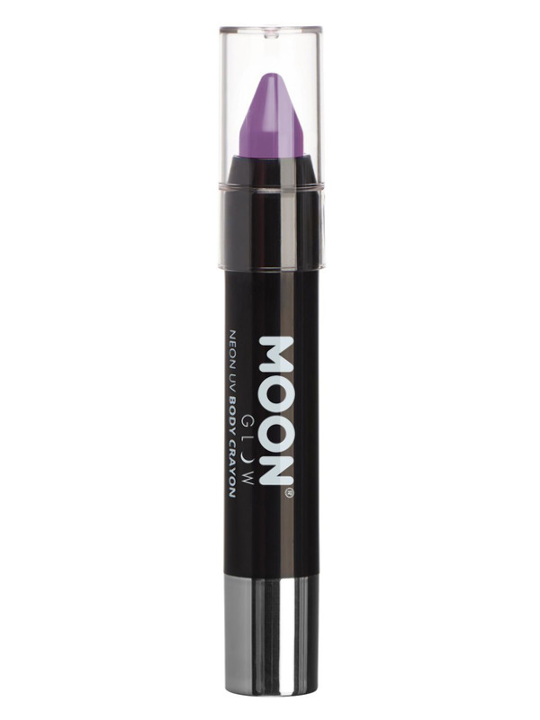 Moon Glow Pastel Neon UV Body Crayons, Lilac