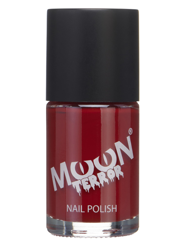 Moon Terror Halloween Nail Polish, Red