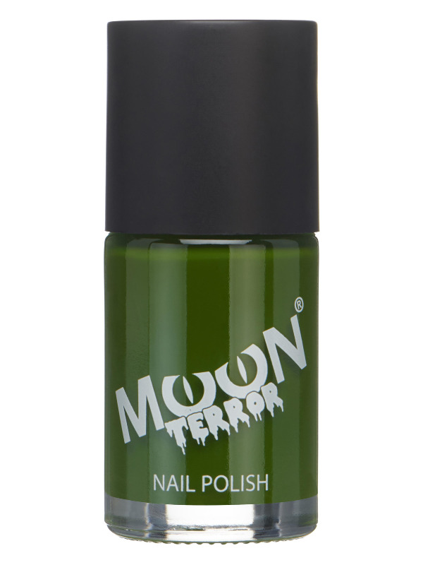 Moon Terror Halloween Nail Polish, Green